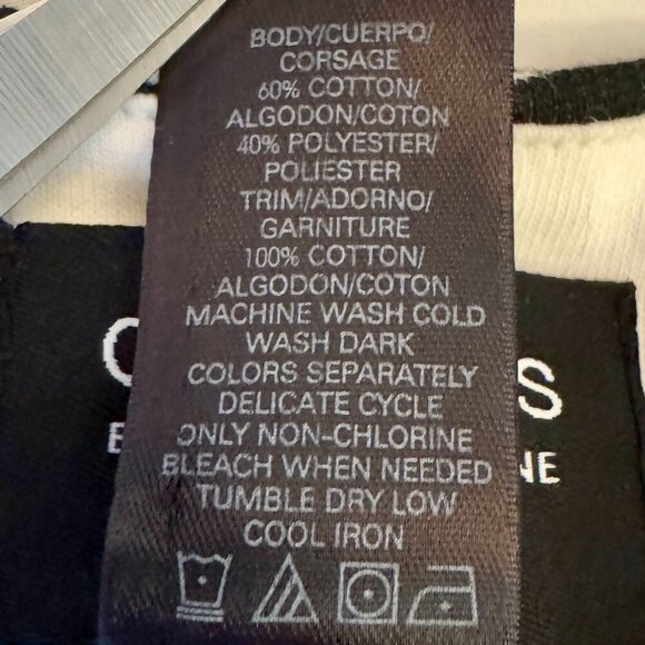 Classics by Liz Claiborne Black and White Zebra Print Cardigan - Picture 5 of 5